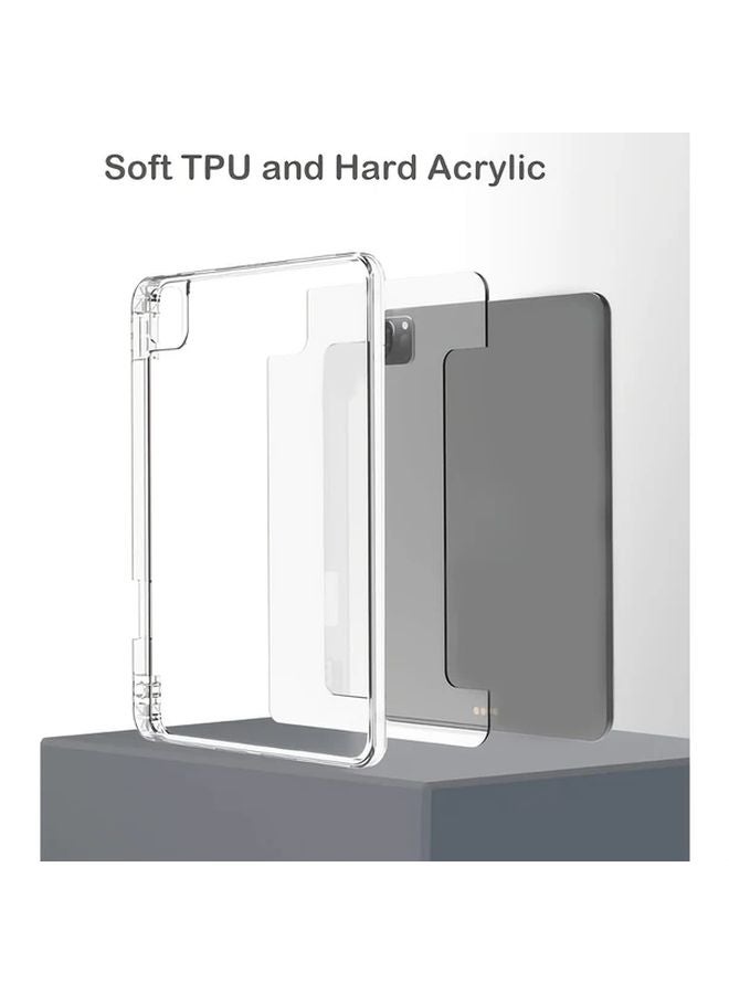 iPad Pro 11 Case 2018 2020 2021 2022 Three Fold Acrylic Hard Cover Anti Bending Auto Wake Sleep - Image 5